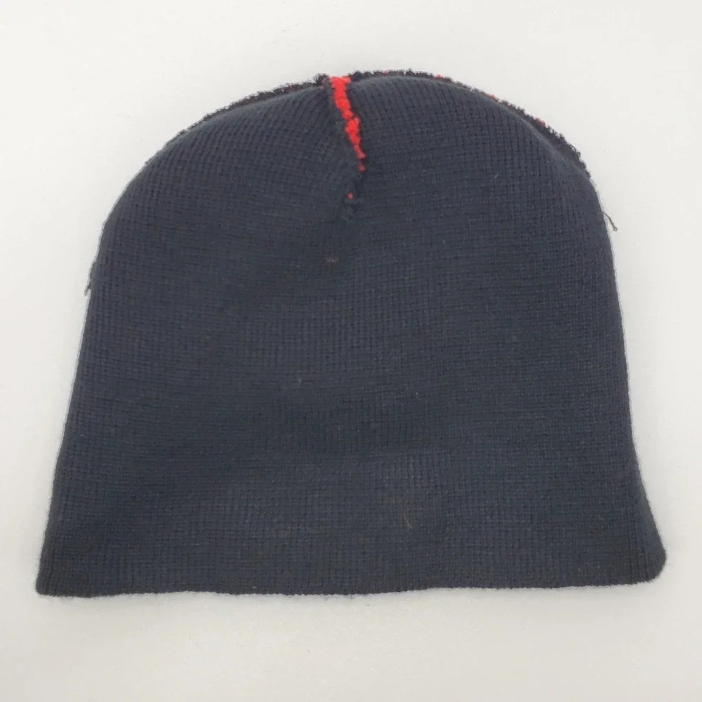 Cornell University Big Red Hockey Beanie Hat and‎ Scarf Set Red White Black Knit